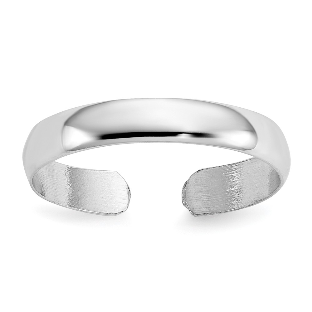 14k White Gold Toe Ring