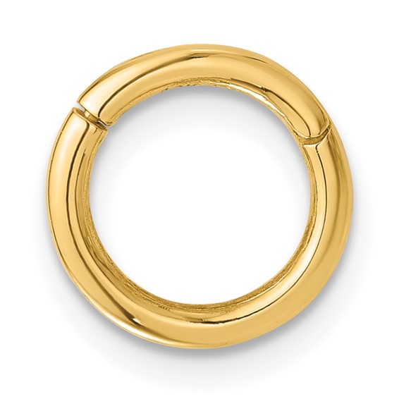 14K 14 Gauge Hinged Hoop Cartilage Body Jewelry
