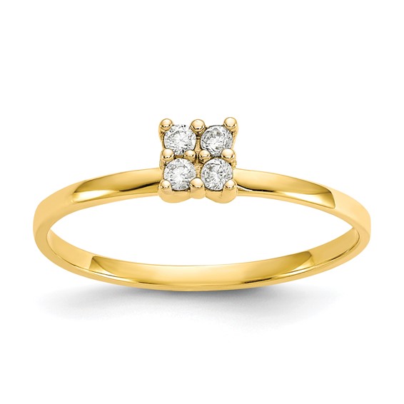 10kY CZ Promise Ring